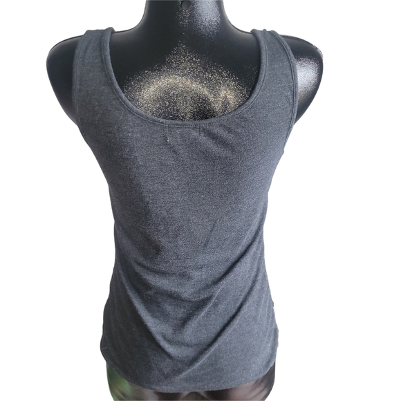 Old Navy Sequin Embellished Dark Gray Tank Top L - Picture 5 of 6
